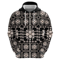 Aloha Hawaii Shell Quilt Hoodie Seamless Style - Polynesian Pride