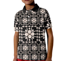 Aloha Hawaii Shell Quilt Kid Polo Shirt Seamless Style - Polynesian Pride