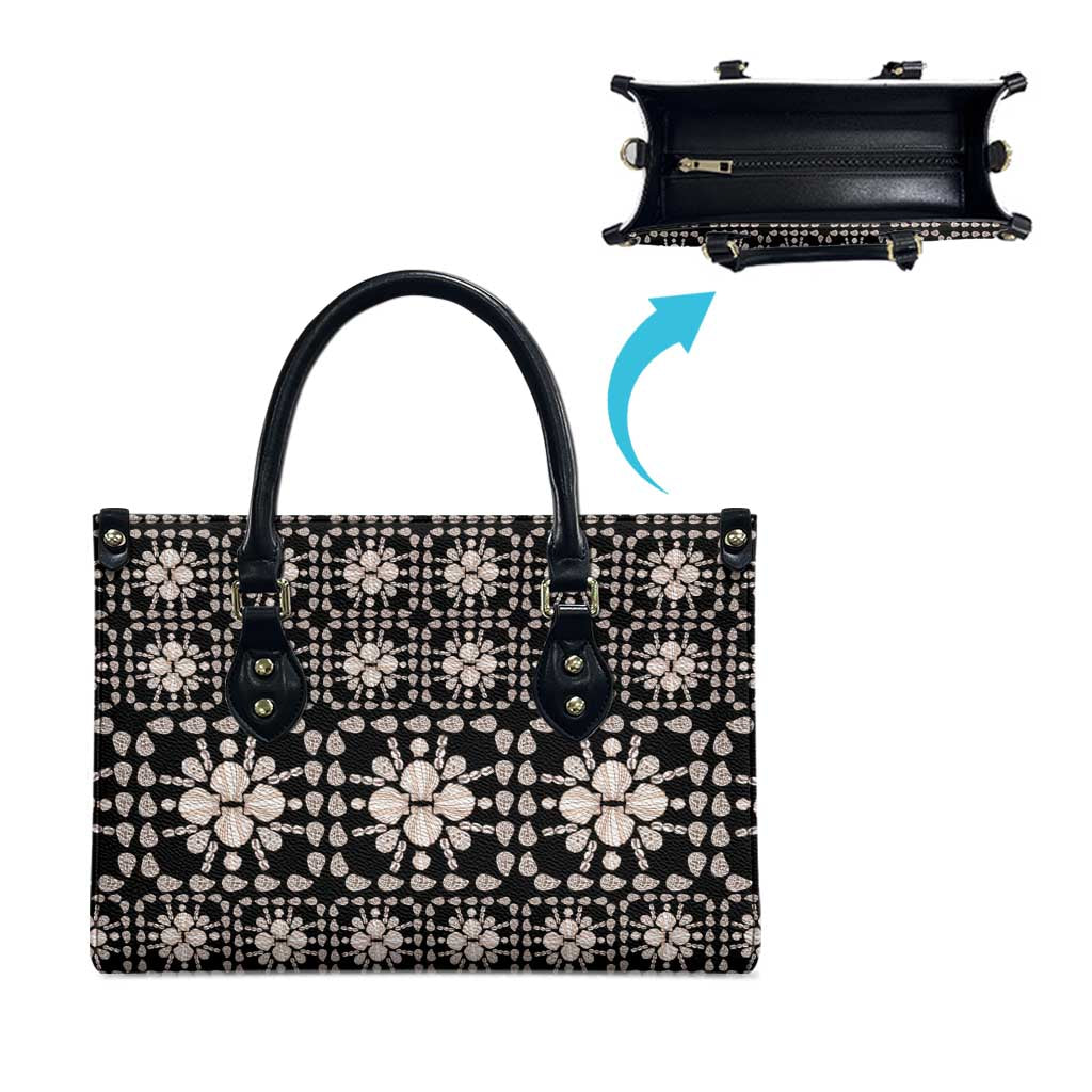 Aloha Hawaii Shell Quilt Leather Bag Seamless Style - Polynesian Pride