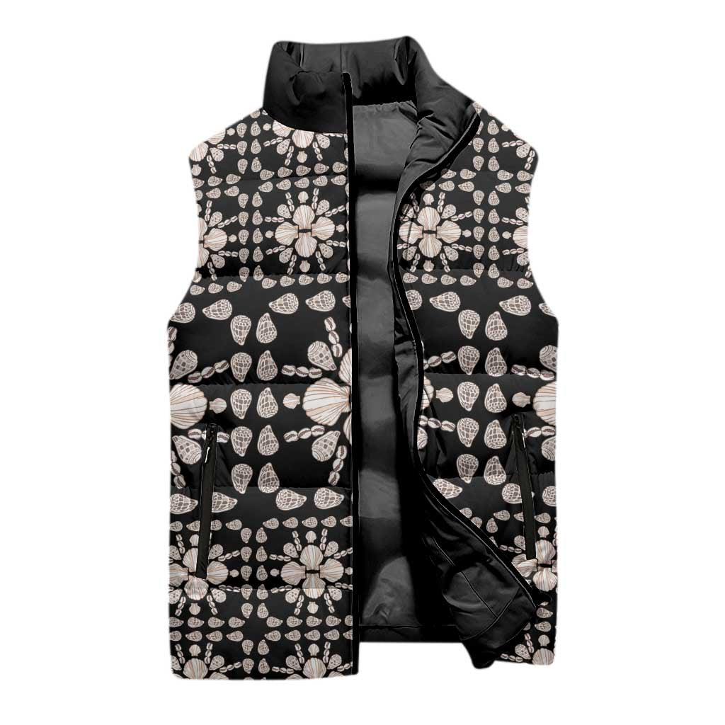 Aloha Hawaii Shell Quilt Sleeveless Puffer Jacket Seamless Style - Polynesian Pride