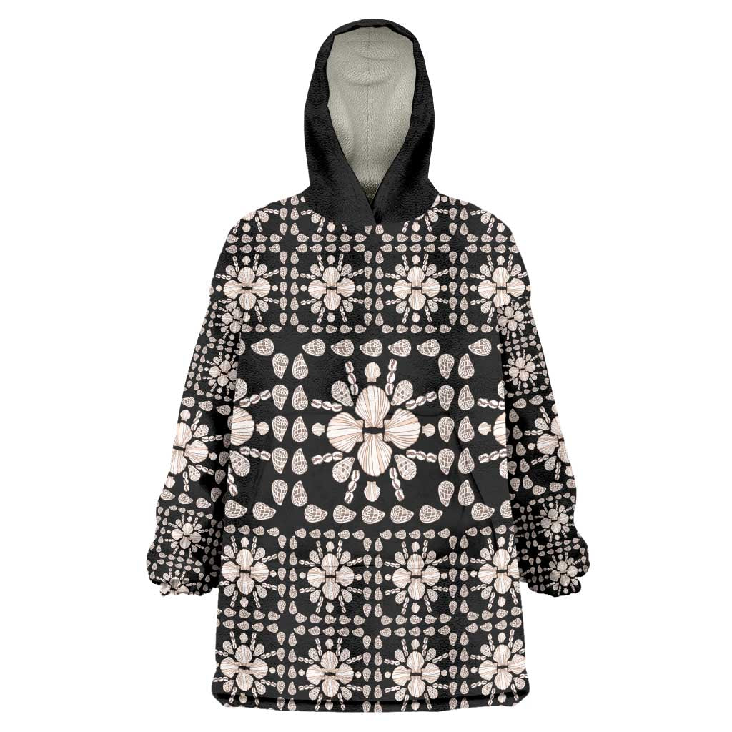 Aloha Hawaii Shell Quilt Wearable Blanket Hoodie Seamless Style - Polynesian Pride
