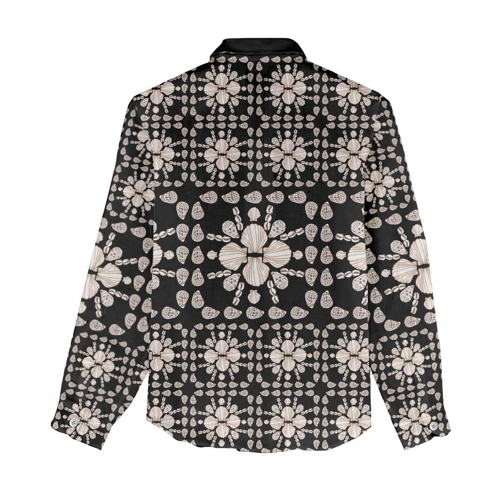 Aloha Hawaii Shell Quilt Women Casual Shirt Seamless Style - Polynesian Pride