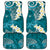 Cyan Polynesian Tribal Frangipani Tropical Vibe Car Mats