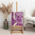 Pink Polynesian Tribal Frangipani Tropical Vibe Canvas Wall Art