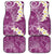 Pink Polynesian Tribal Frangipani Tropical Vibe Car Mats