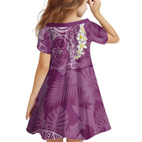 Pink Polynesian Tribal Frangipani Tropical Vibe Family Matching Tank Maxi Dress and Hawaiian Shirt LT14 - Polynesian Pride