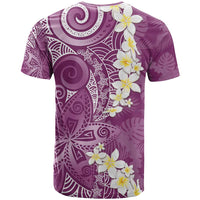 Pink Polynesian Tribal Frangipani Tropical Vibe T Shirt
