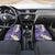 Violet Polynesian Tribal Frangipani Tropical Vibe Car Mats