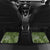 Green Polynesian Tribal Frangipani Tropical Vibe Car Mats