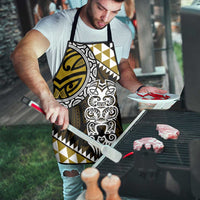 Yellow Aotearoa Niho Taniwha Apron Maori Mythology Tooth - Taniko Motifs LT14 - Polynesian Pride