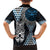 Blue Aotearoa Niho Taniwha Hawaiian Shirt Maori Mythology Tooth - Taniko Motifs