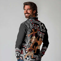 Aotearoa Kapa Haka Long Sleeve Polo Shirt 2025 Festival - Traditional Maori Dance