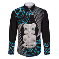 Aotearoa Taniko Paua Shell With Hei Tiki Family Matching Summer Maxi Dress and Hawaiian Shirt