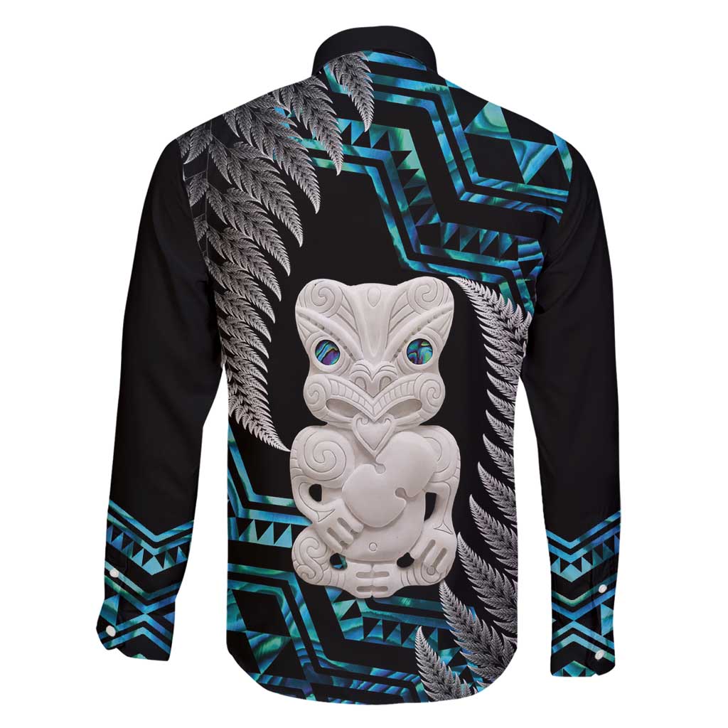 Aotearoa Taniko Paua Shell With Hei Tiki Family Matching Tank Maxi Dress and Hawaiian Shirt