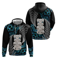 Aotearoa Taniko Paua Shell With Hei Tiki Hoodie