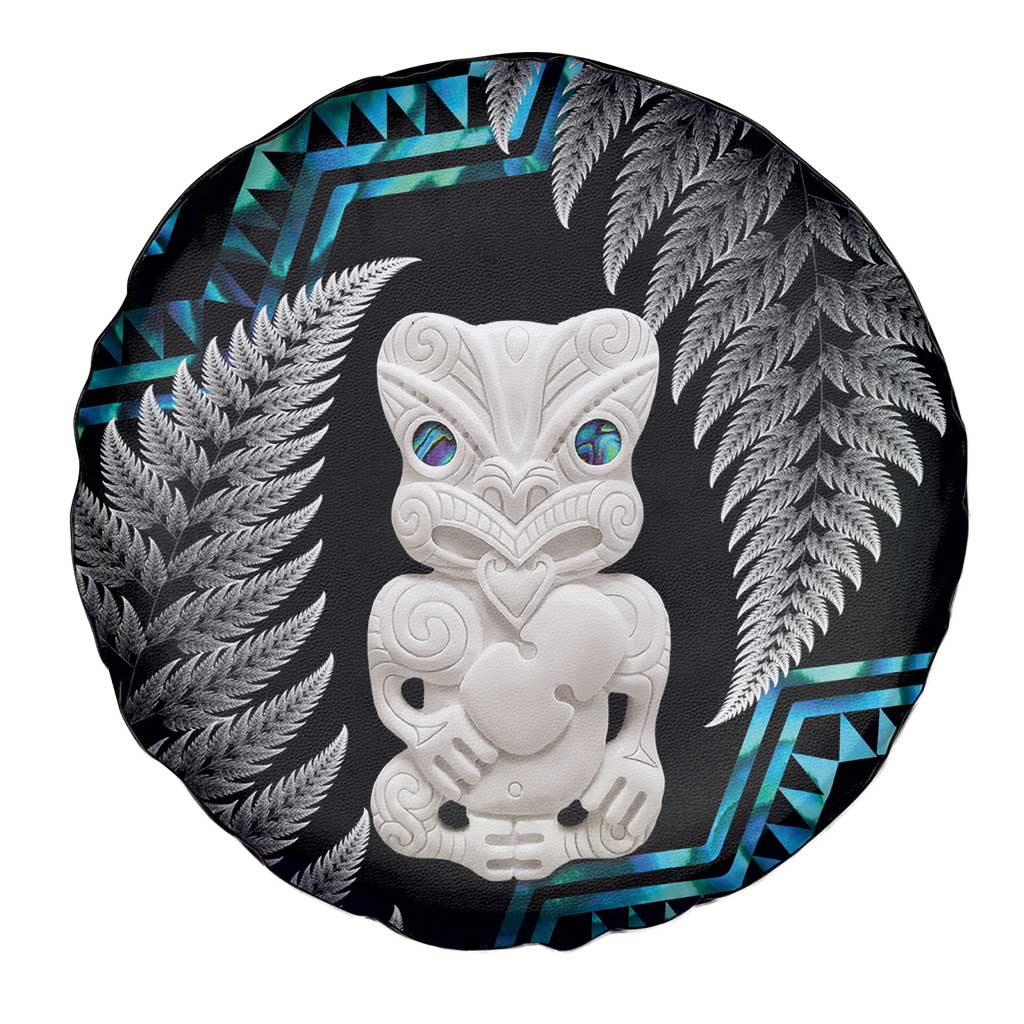 Aotearoa Taniko Paua Shell With Hei Tiki Spare Tire Cover LT14 - Polynesian Pride
