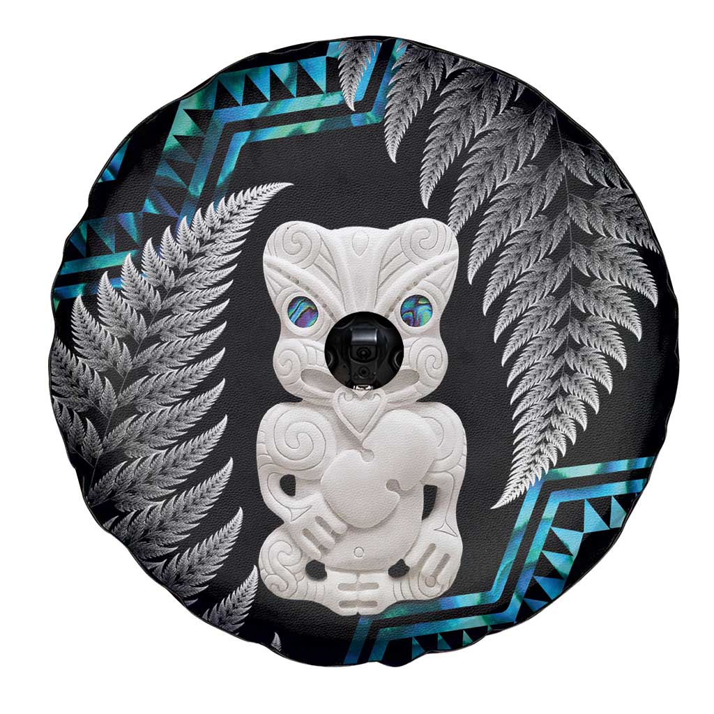 Aotearoa Taniko Paua Shell With Hei Tiki Spare Tire Cover LT14 - Polynesian Pride