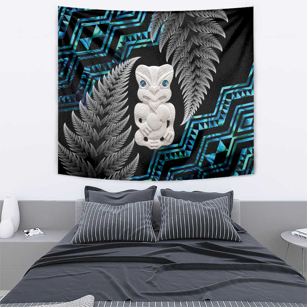 Aotearoa Taniko Paua Shell With Hei Tiki Tapestry LT14 - Polynesian Pride