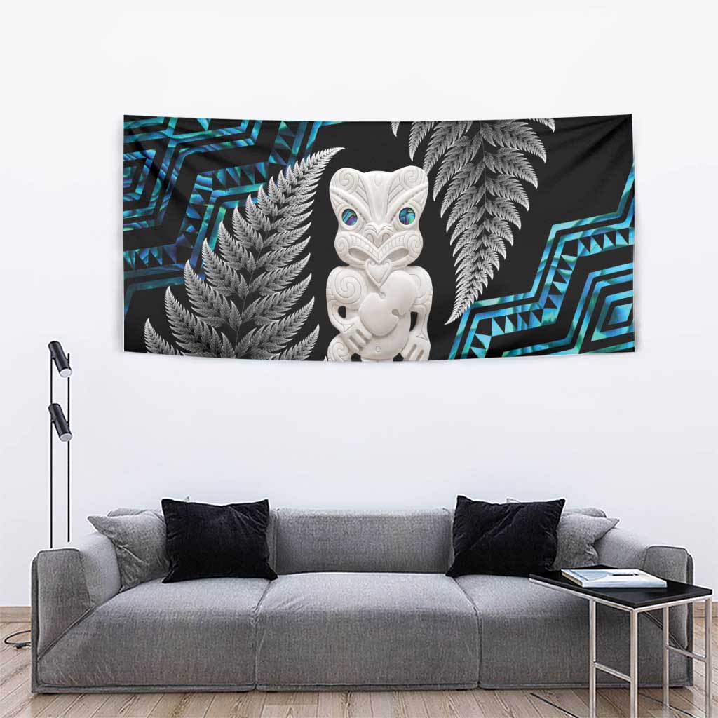 Aotearoa Taniko Paua Shell With Hei Tiki Tapestry LT14 - Polynesian Pride