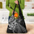 New Zealand Lizard Grocery Bag Silver Fern Aotearoa Maori