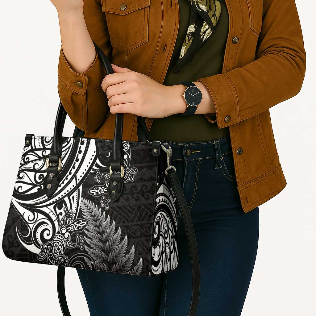 New Zealand Lizard Leather Bag Silver Fern Aotearoa Maori - Polynesian Pride