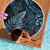 New Zealand Lizard Beach Blanket Silver Fern Aotearoa Maori With Paua Shell