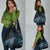New Zealand Lizard Grocery Bag Silver Fern Aotearoa Maori With Paua Shell