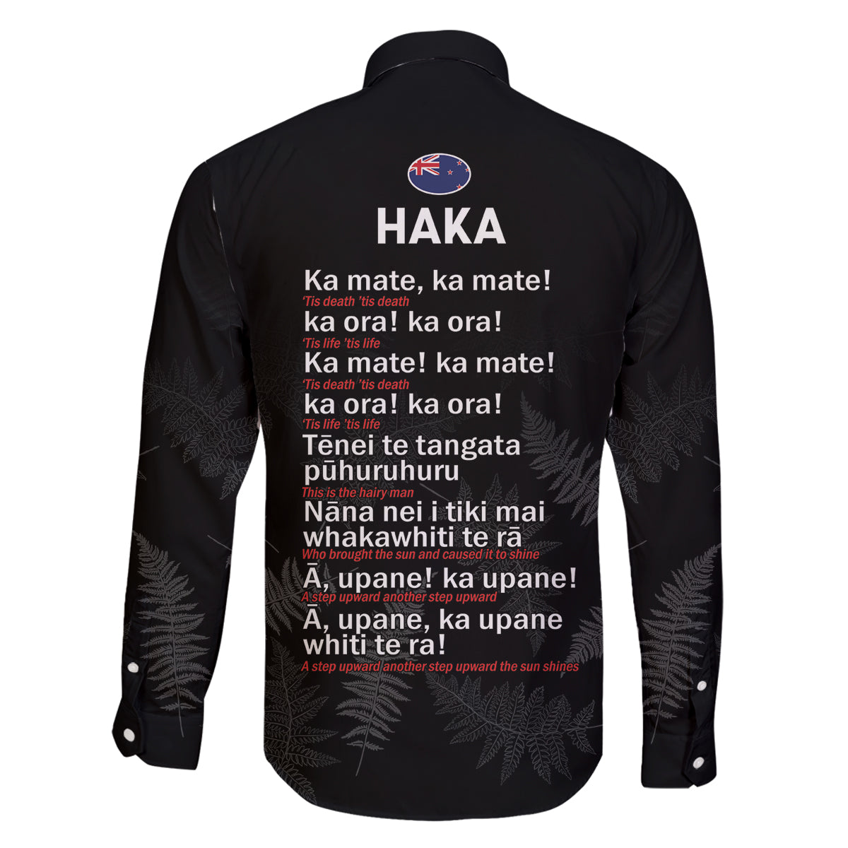 New Zealand Haka Rugby Family Matching Puletasi and Hawaiian Shirt 2024 Pacific Go Black Silver Fern LT14 - Polynesian Pride