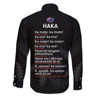New Zealand Haka Rugby Family Matching Short Sleeve Bodycon Dress and Hawaiian Shirt 2024 Pacific Go Black Silver Fern LT14 - Polynesian Pride