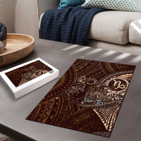 Personalised Polynesia Zodiac Capricorn Puzzle Galaxy Polynesian Pattern Chest Tattoo Style