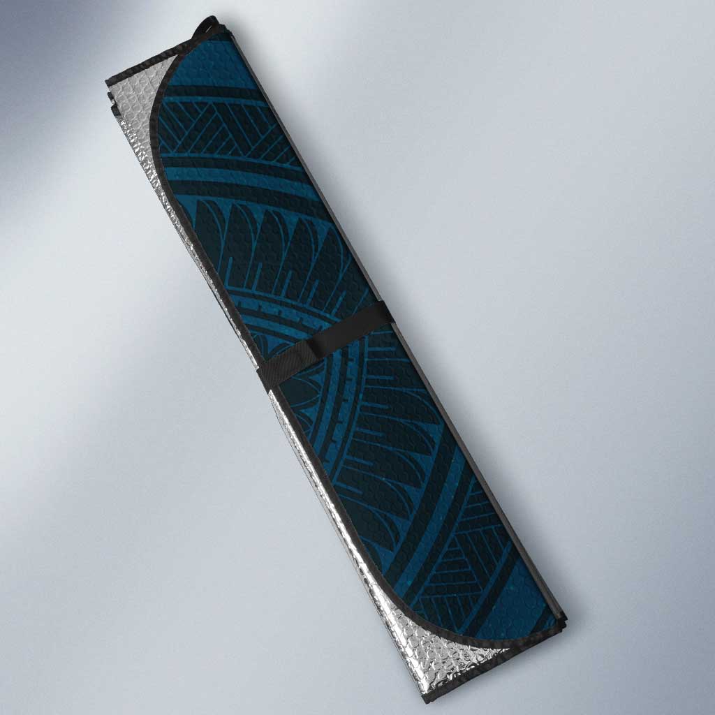 Personalised Polynesia Zodiac Pisces Auto Sun Shade Galaxy Polynesian Pattern Chest Tattoo Style