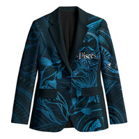 Personalised Polynesia Zodiac Pisces Blazer Galaxy Polynesian Pattern Chest Tattoo Style