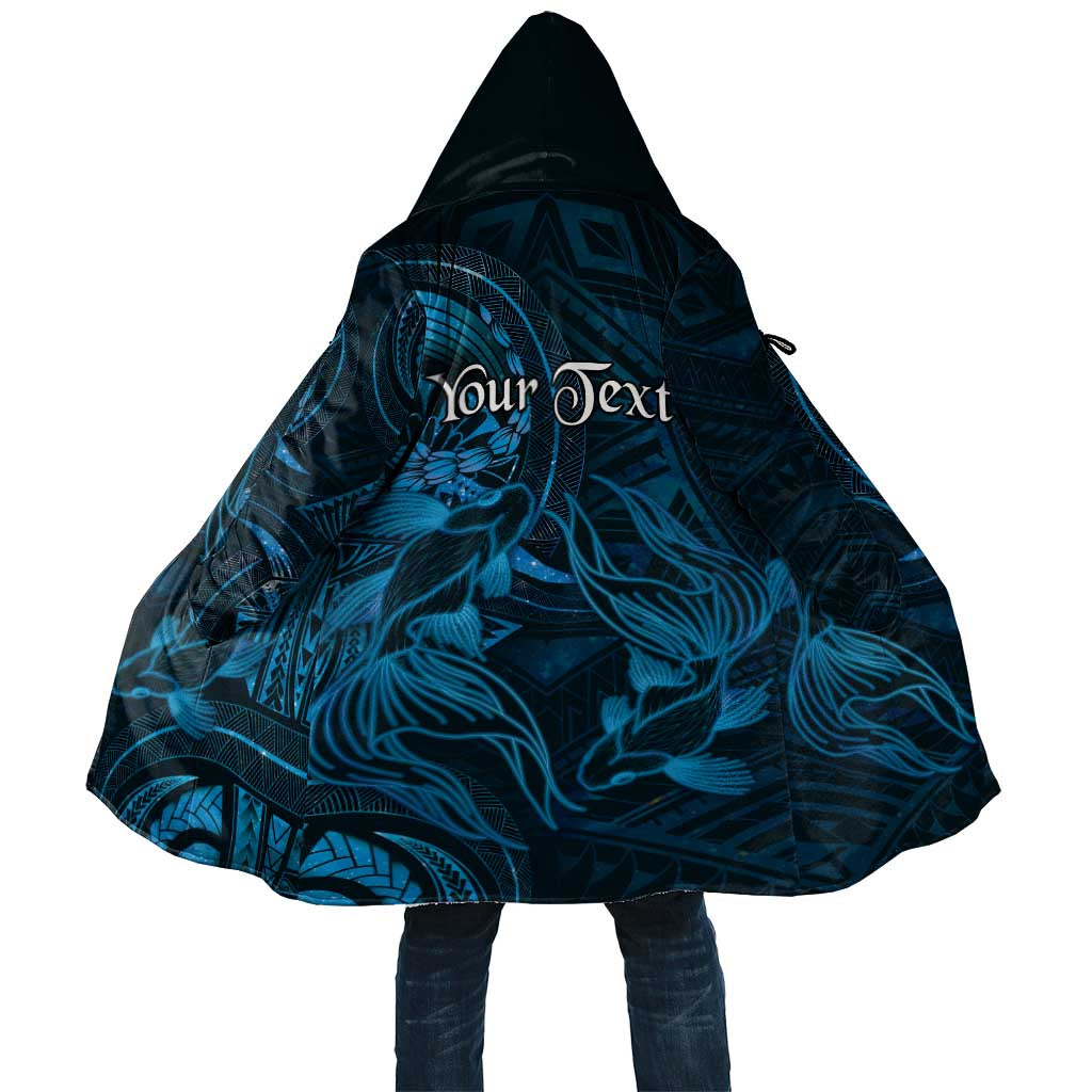 Personalised Polynesia Zodiac Pisces Cloak Galaxy Polynesian Pattern Chest Tattoo Style