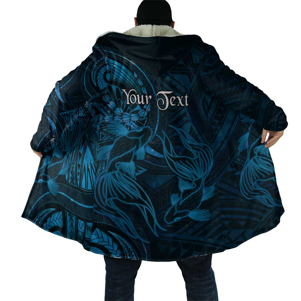 Personalised Polynesia Zodiac Pisces Cloak Galaxy Polynesian Pattern Chest Tattoo Style