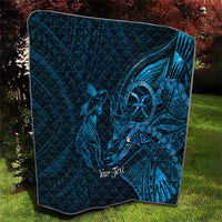 Personalised Polynesia Zodiac Pisces Quilt Galaxy Polynesian Pattern Chest Tattoo Style