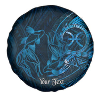 Personalised Polynesia Zodiac Pisces Spare Tire Cover Galaxy Polynesian Pattern Chest Tattoo Style