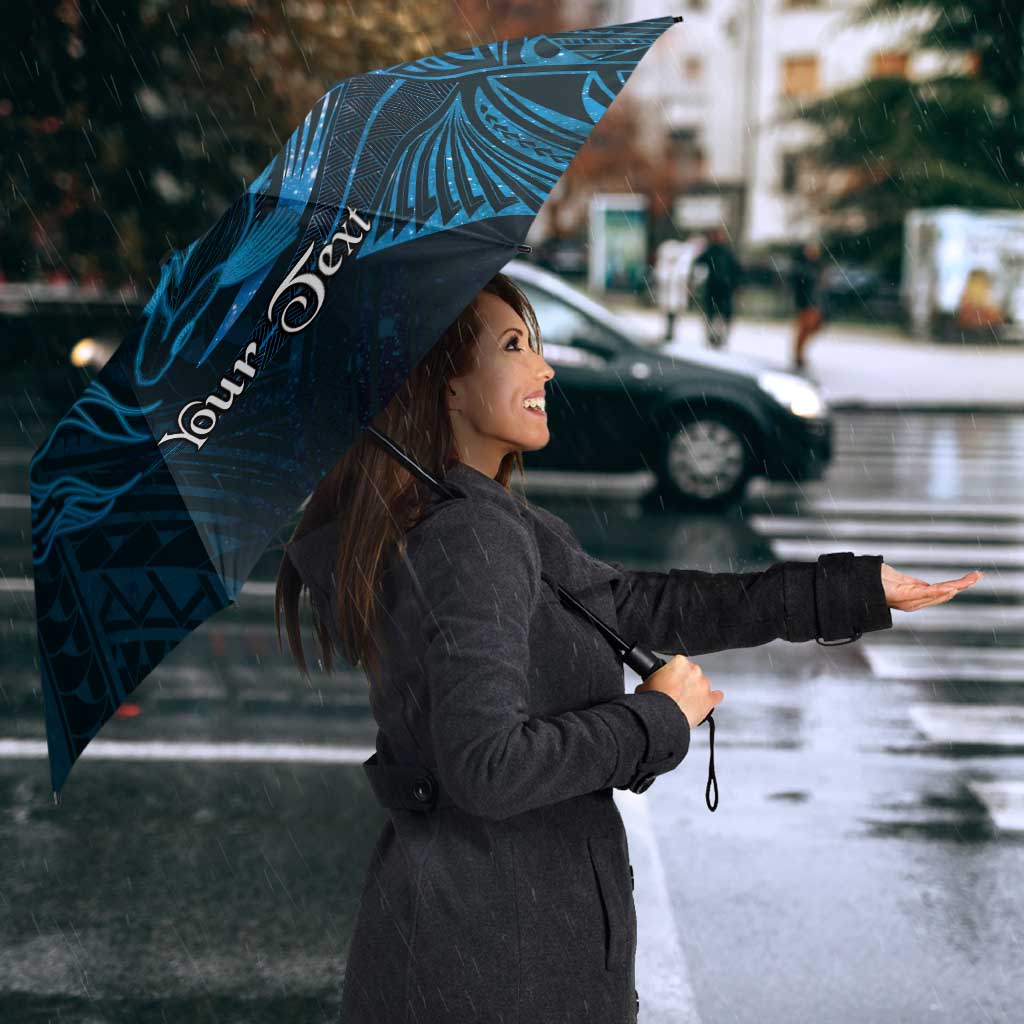 Personalised Polynesia Zodiac Pisces Umbrella Galaxy Polynesian Pattern Chest Tattoo Style