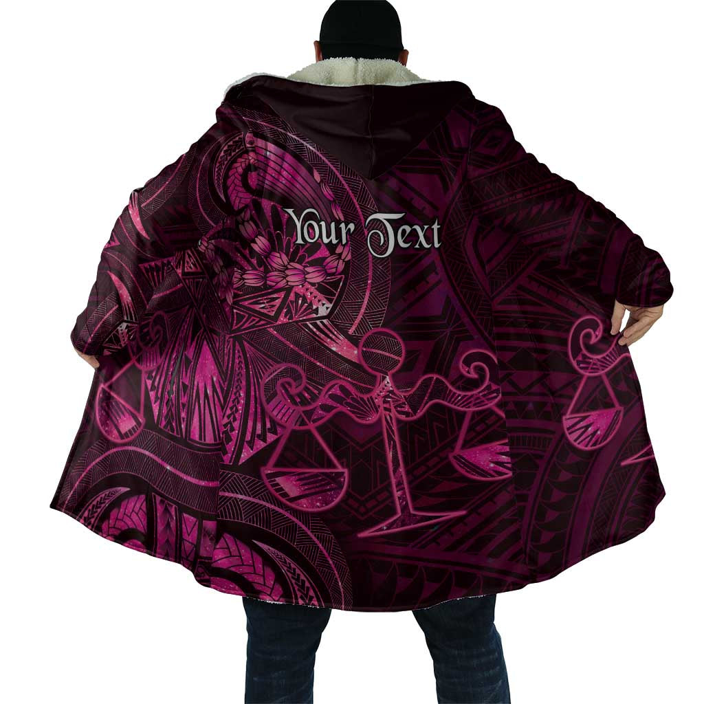 Personalised Polynesia Zodiac Libra Cloak Galaxy Polynesian Pattern Chest Tattoo Style