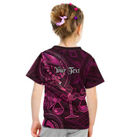 Personalised Polynesia Zodiac Libra Kid T Shirt Galaxy Polynesian Pattern Chest Tattoo Style