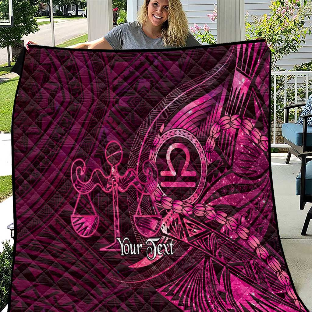 Personalised Polynesia Zodiac Libra Quilt Galaxy Polynesian Pattern Chest Tattoo Style
