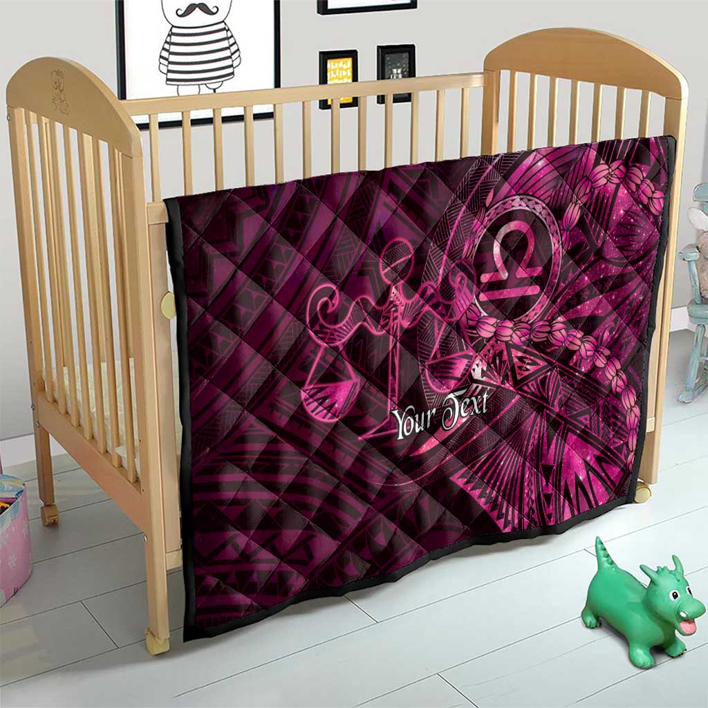 Personalised Polynesia Zodiac Libra Quilt Galaxy Polynesian Pattern Chest Tattoo Style