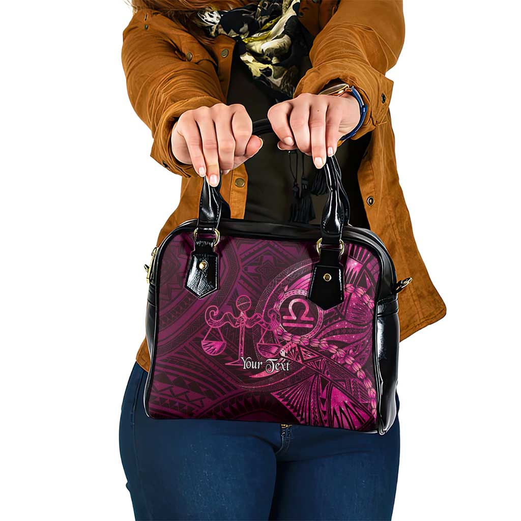 Personalised Polynesia Zodiac Libra Shoulder Handbag Galaxy Polynesian Pattern Chest Tattoo Style