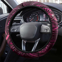 Polynesia Zodiac Libra Steering Wheel Cover Galaxy Polynesian Pattern Chest Tattoo Style