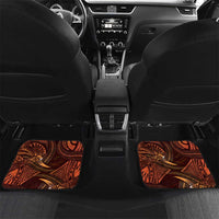 Personalised Polynesia Zodiac Leo Car Mats Galaxy Polynesian Pattern Chest Tattoo Style