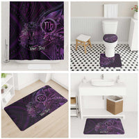 Personalised Polynesia Zodiac Virgo Bathroom Set Galaxy Polynesian Pattern Chest Tattoo Style