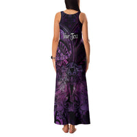 Personalised Polynesia Zodiac Virgo Family Matching Tank Maxi Dress and Hawaiian Shirt Galaxy Polynesian Pattern Chest Tattoo Style