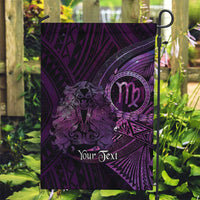 Personalised Polynesia Zodiac Virgo Garden Flag Galaxy Polynesian Pattern Chest Tattoo Style