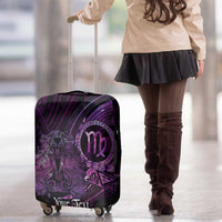 Personalised Polynesia Zodiac Virgo Luggage Cover Galaxy Polynesian Pattern Chest Tattoo Style