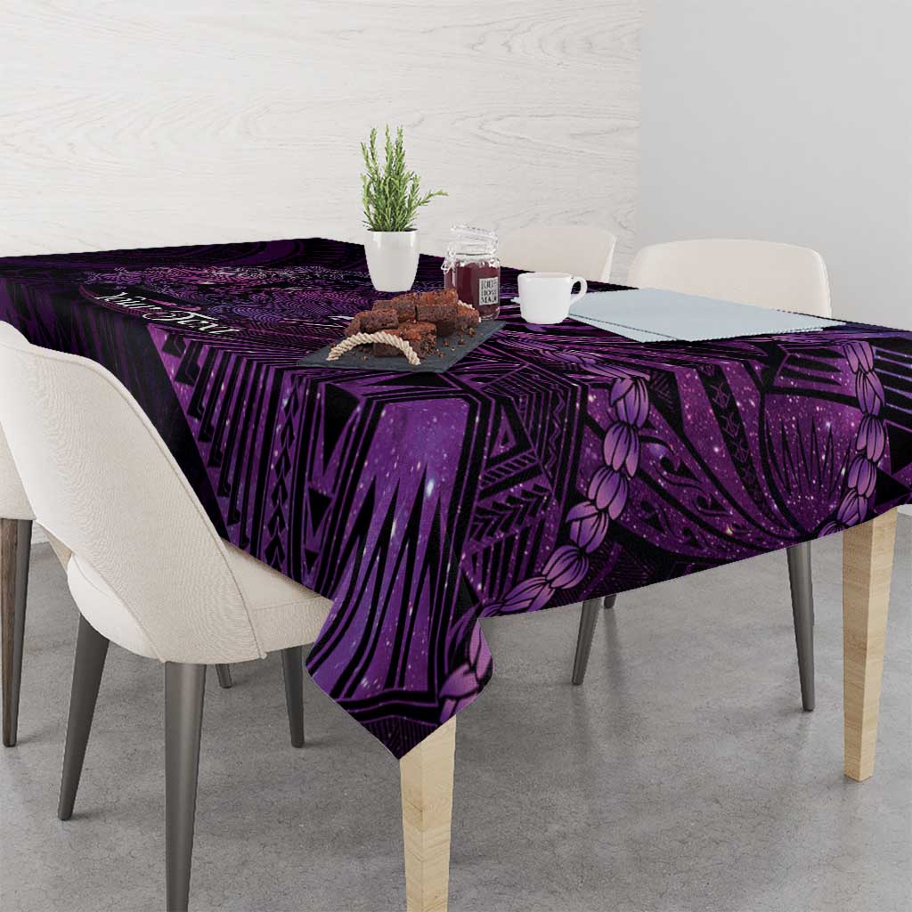 Personalised Polynesia Zodiac Virgo Tablecloth Galaxy Polynesian Pattern Chest Tattoo Style
