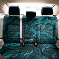 Personalised Polynesia Zodiac Sagittarius Back Car Seat Cover Galaxy Polynesian Pattern Chest Tattoo Style